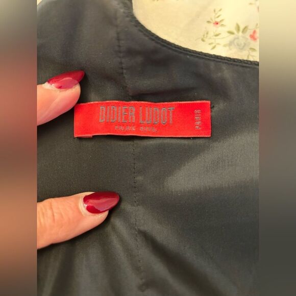 Didier Ludot Black Sleeveless Cocktail Dress Made in France – Size 40 - Picture 5 of 12